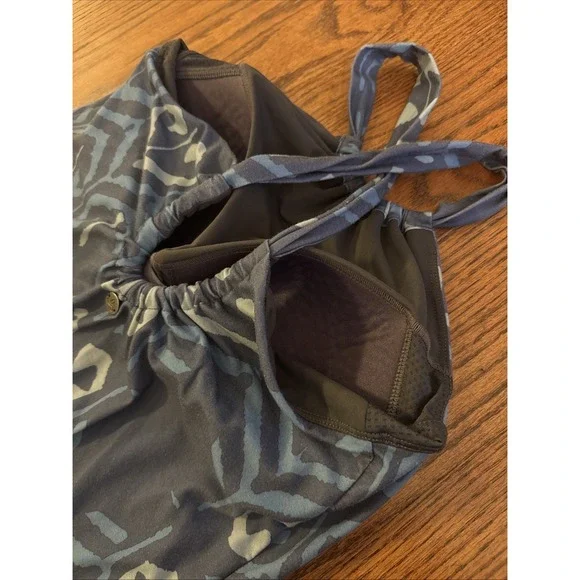 Prana Women's Acvite Halter‎ Dress With Built In Bra Size M Ikat - Picture 6 of 9